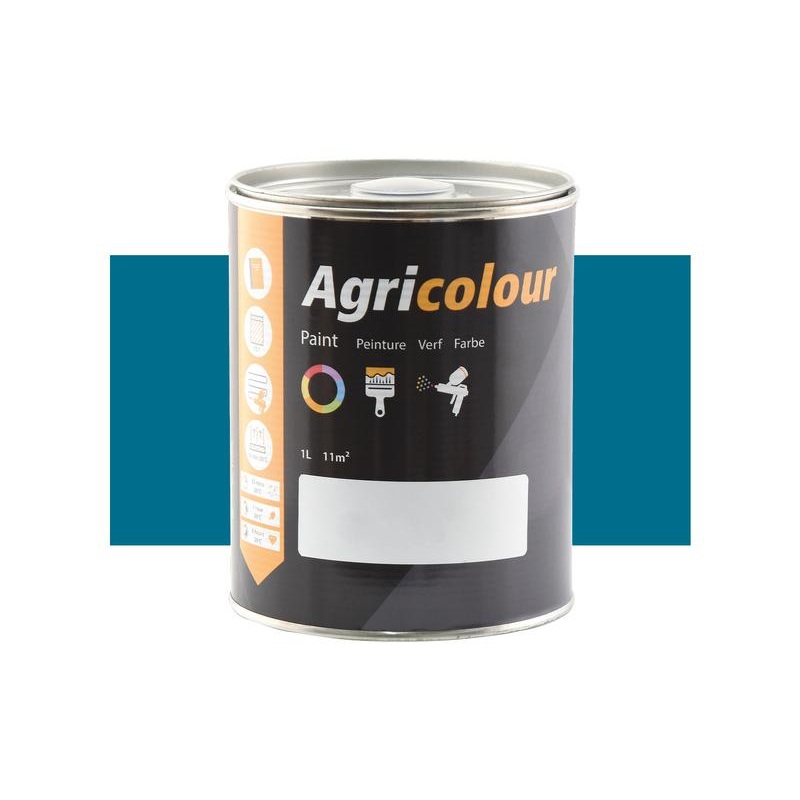 Agricolour – Bunning Blue Paint 1L Tin – Sparex Part No. S.170092