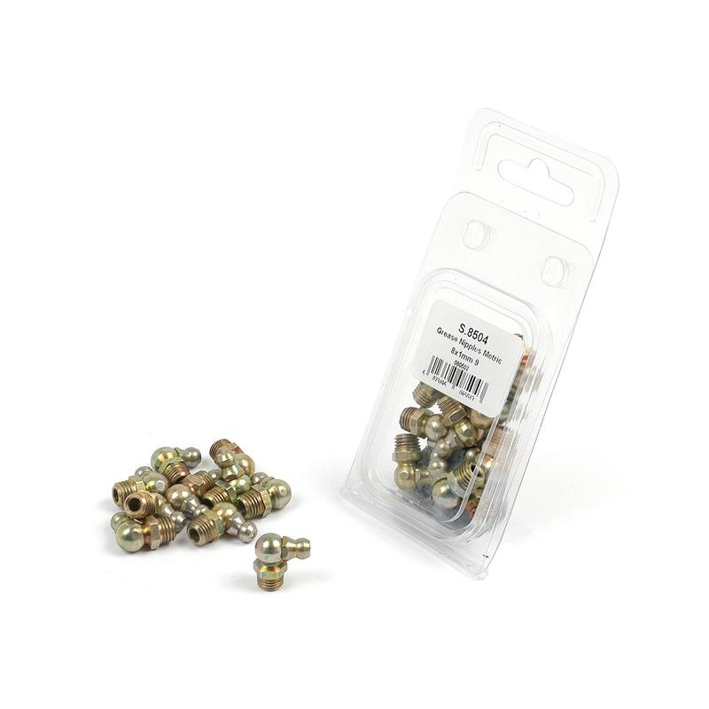 Agripak 10 pcs. Grease Nipple M8 – Sparex Part No. S.8504
