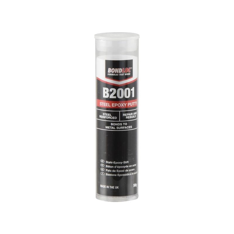 BondLoc B2001 – Steel Epoxy Stick – 50gr – Sparex Part No. S.128795