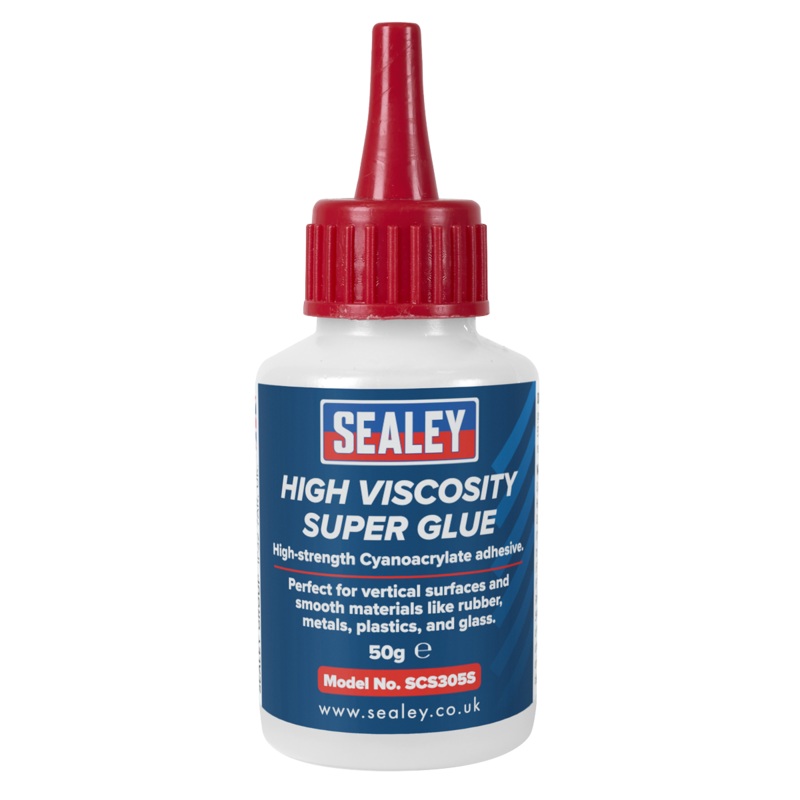 High Viscosity Super Glue – Cyanoacrylate Adhesive, Fast-Bonding Formula – 50g – Clear