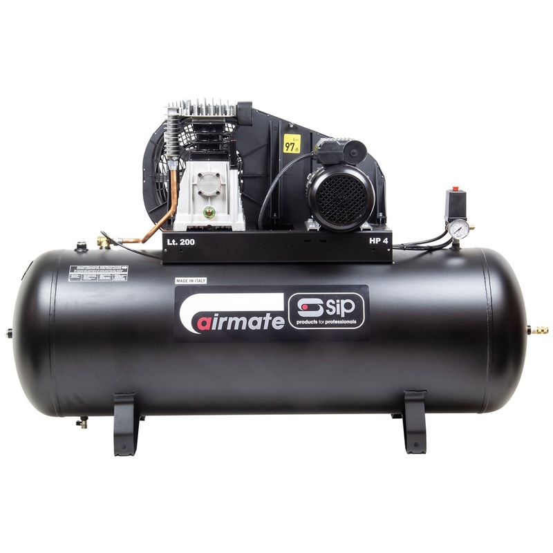SIP PX4-3/200B Belt Drive Compressor 200ltr 3hp  SIP-05311