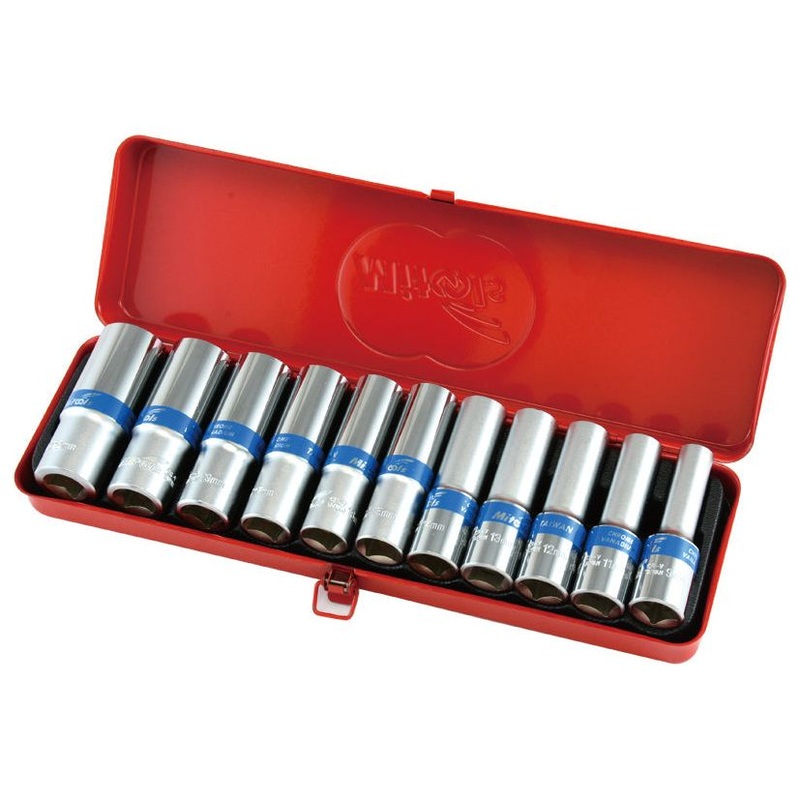 1/2” Drive Deep Socket Set (11 pcs.) – S.26857