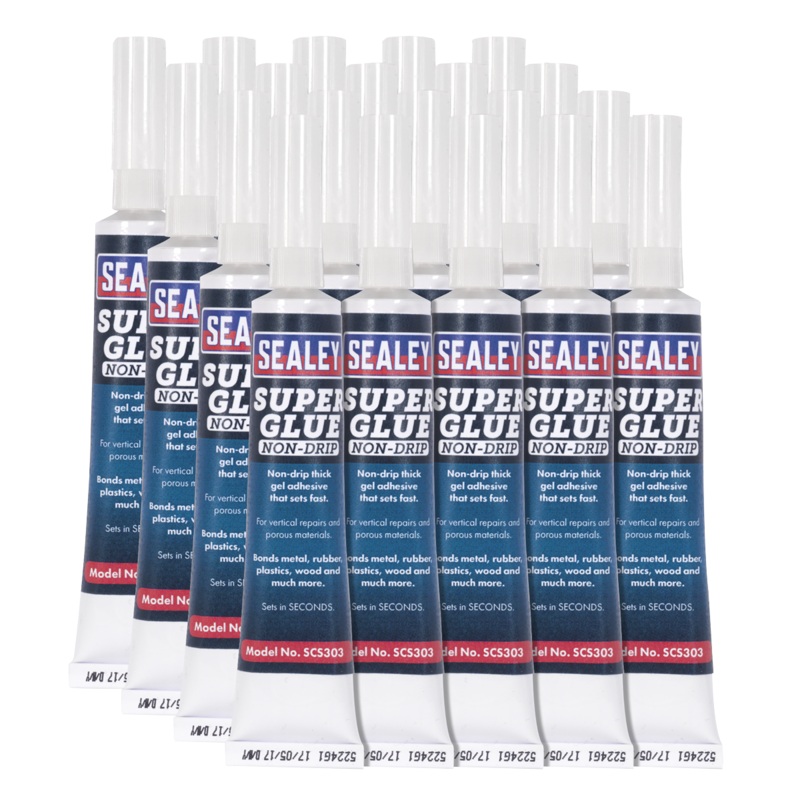 Super Glue Non-Drip Gel 20g Pack of 20 – SCS303