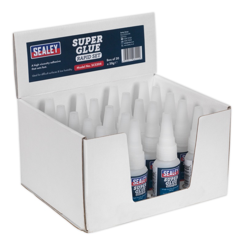 Super Glue Rapid Set 20g Pack of 20 – SCS304