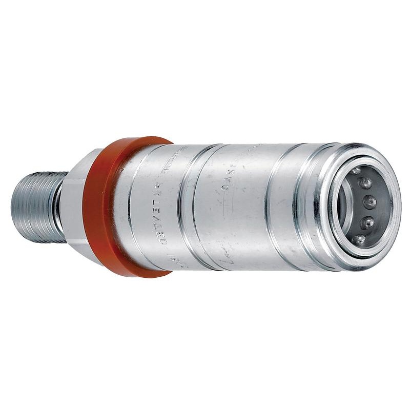 Faster Quick Release Hydraulic Coupling Female 1/2” Body x 3/8” BSP Male Bulkhead – Sparex Part No. S.166045