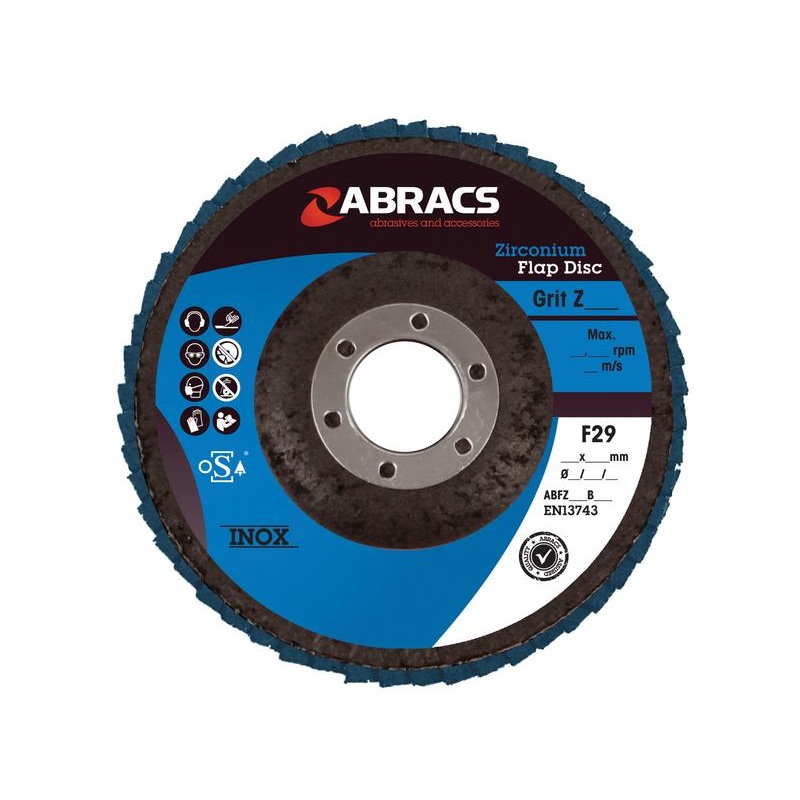 Flap Disc 100 x 10 x 16mm – 120g Grit – Sparex Part No. S.164775