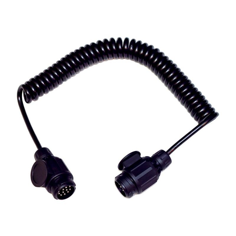 Spiral Extension Cable 7M, 13 / 13 Pin, Male / Male – Sparex Part No. S.164654