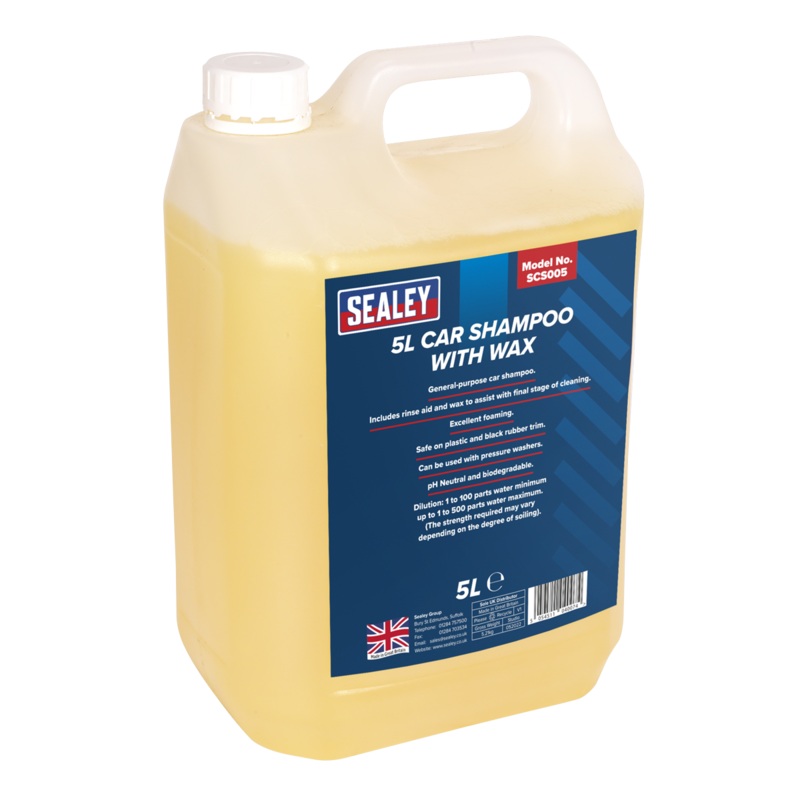 Car Shampoo with Wax 5L – SCS005