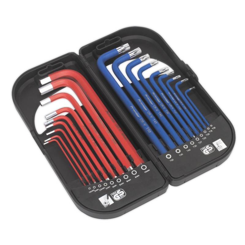TRX-Star* & Ball-End Hex Key Set 18pc Long Anti-Slip – AK7176