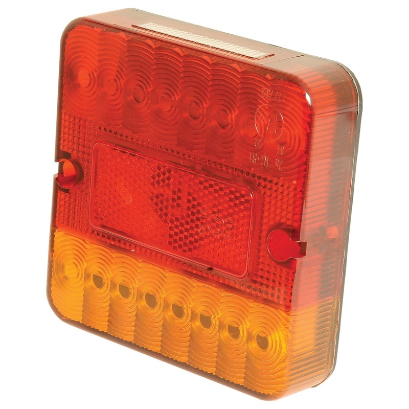 *SPECIAL PRICE* – LED Rear Combination Light, Function: 4, Brake / Tail / Indicator / Number Plate, RH & LH, 12V – S.112867