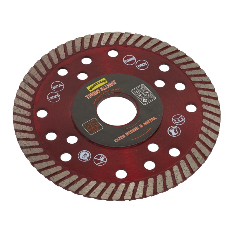 Turbo Allmat Diamond Blade 115 x 22mm – WDTA115